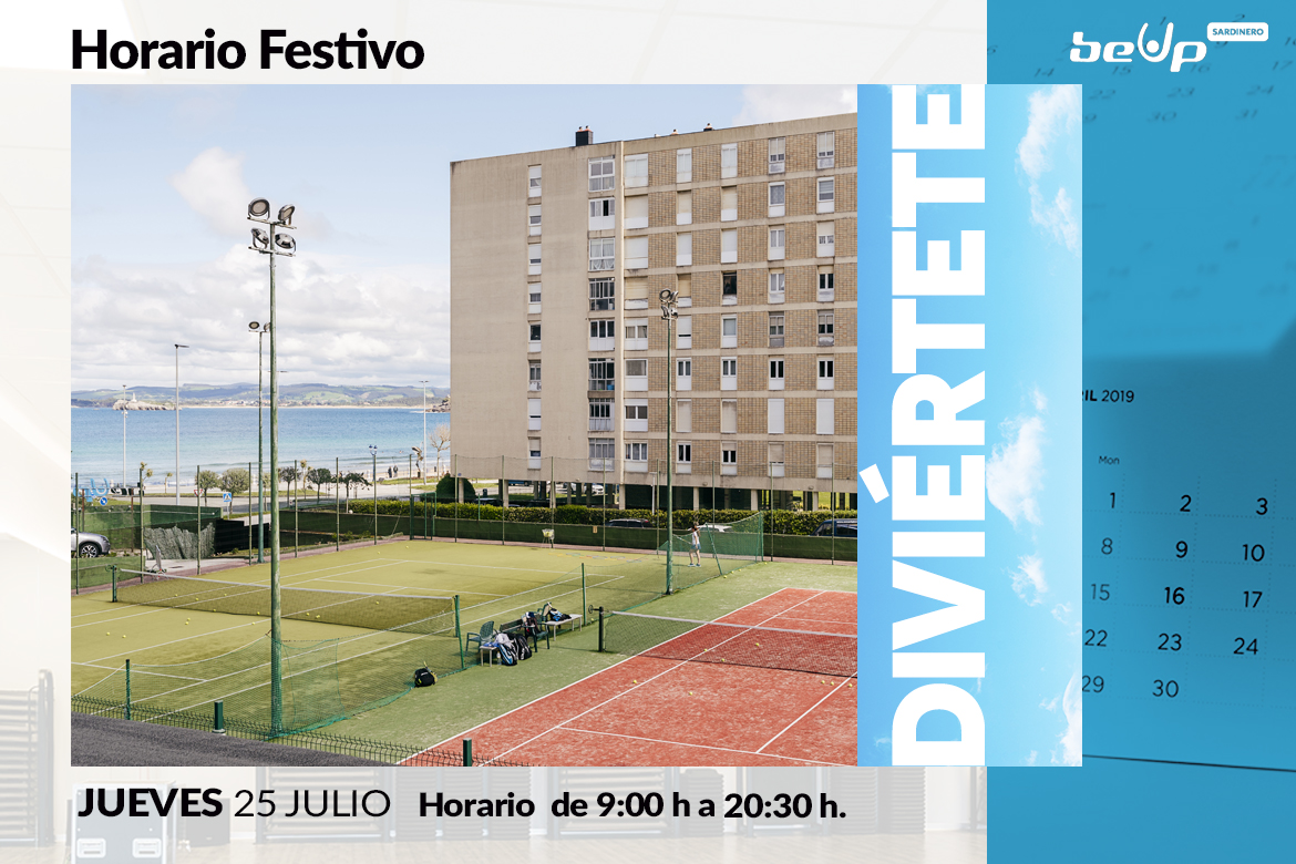 Horario festivo 25 de julio.